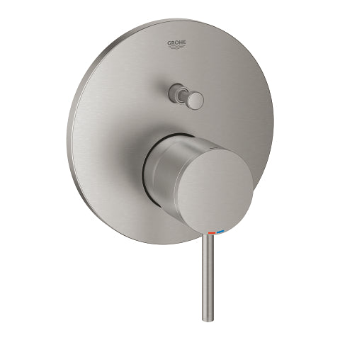 Grohe Atrio New concealed bath mixer trim set 24066DC3 in SuperSteel