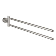 Grohe Atrio New double towel bar 40308DC3 in SuperSteel