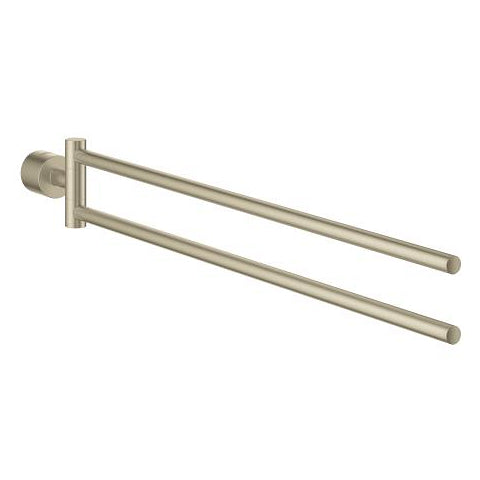 Grohe Atrio New double towel bar 40308EN3 in Brushed Nickel