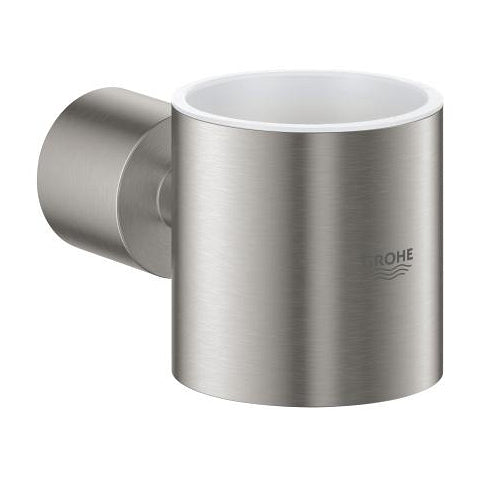 Grohe Atrio New glass holder 40304DC3 in SuperSteel