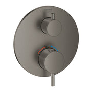 Grohe Atrio New thermostatic bath trim set for Rapido 24138AL3 in Brushed Hard Graphite