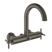 Grohe Atrio New two-handle exposed bath mixer 25010AL3 in Brushed Hard Graphite