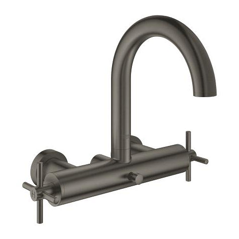 Grohe Atrio New two-handle exposed bath mixer 25010AL3 in Brushed Hard Graphite