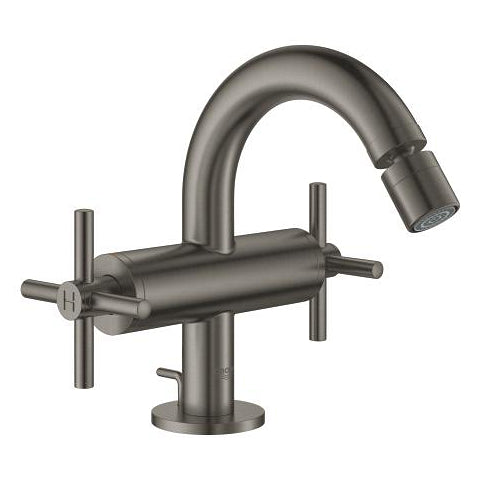 Grohe Atrio New two-handle bidet mixer 24027AL3 in Brushed Hard Graphite