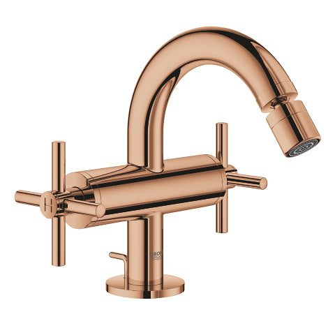 Grohe Atrio New two-handle bidet mixer 24027DA3 in Warm Sunset