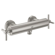 Grohe Atrio New two-handle exposed shower mixer 26003DC3 in SuperSteel