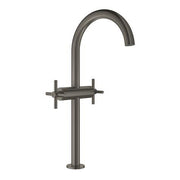 Grohe Atrio New two-handle vessel basin mixer XL-Size 21044AL3 in Brushed Hard Graphite