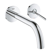 Grohe Atrio New two-hole wall-mounted basin mixer trim set L-Size 19918003 in StarLight Chrome