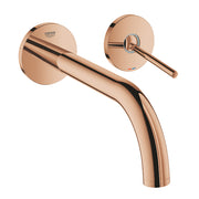 Grohe Atrio New two-hole wall-mounted basin mixer trim set L-Size 19918DA3 in Warm Sunset