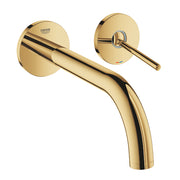 Grohe Atrio New two-hole wall-mounted basin mixer trim set L-Size 19918GL3 in Cool Sunrise