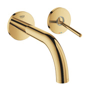 Grohe Atrio New two-hole wall-mounted basin mixer trim set M-Size 19287GL3 in Cool Sunrise