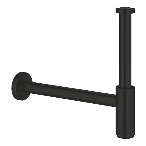 Grohe basin waste trap 1 1/4 inch 289122430 in Matt Black