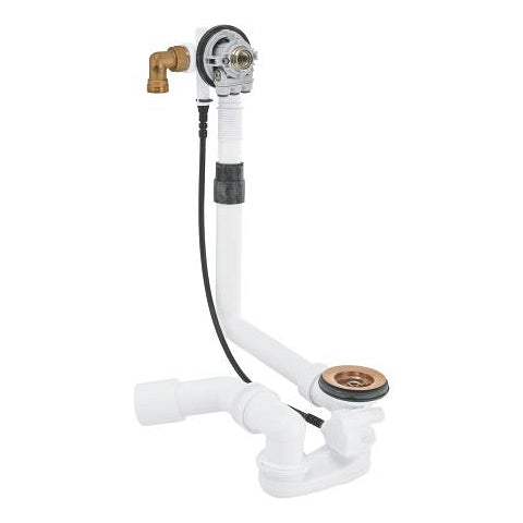 Grohe bath inlet waste and overflow valve 1 1/2 inch 28990DL0 in Brushed Warm Sunset
