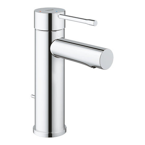 Grohe Essence basin mixer S-Size OpenCold with pop-up waste 24183001 in StarLight Chrome