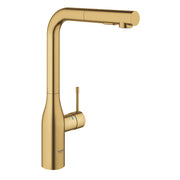 Grohe Essence kitchen sink mixer dual spray pull-out 30504GN0 in Brushed Cool Sunrise