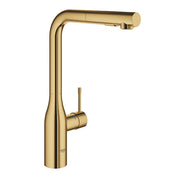 Grohe Essence kitchen sink mixer dual spray pull-out 30504GL0 in Cool Sunrise