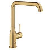Grohe Essence kitchen sink mixer L-spout 30505GN0 in Brushed Cool Sunrise