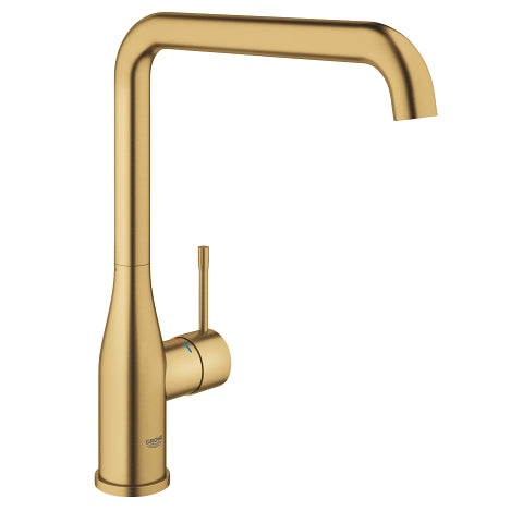 Grohe Essence kitchen sink mixer L-spout 30505GN0 in Brushed Cool Sunrise