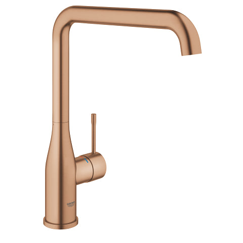 Grohe Essence kitchen sink mixer L-spout 30505DL0 in Brushed Warm Sunset