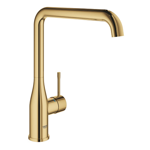 Grohe Essence kitchen sink mixer L-spout 30505GL0 in Cool Sunrise