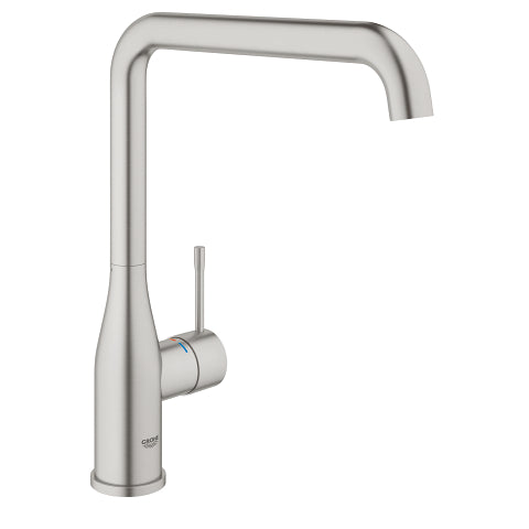 Grohe Essence kitchen sink mixer L-spout 30505DC0 in Supersteel