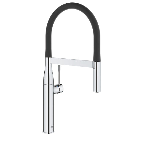 Grohe Essence kitchen sink mixer professional spray medium spout 30503000 in StarLight Chrome