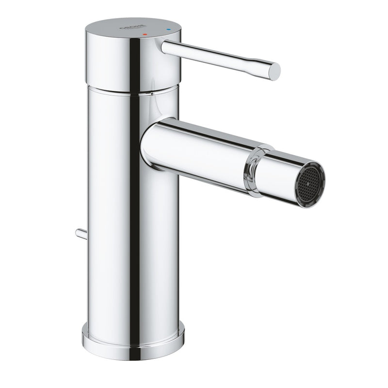 Grohe Essence bidet mixer 24178 in StarLight Chrome with pop-up waste