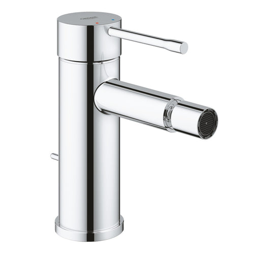 Grohe Essence bidet mixer 24178 in StarLight Chrome with pop-up waste