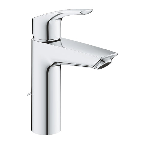 Grohe Eurosmart basin mixer M-Size with chain waste 23323003 in StarLight Chrome