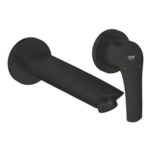 Grohe Eurosmart concealed two-hole basin mixer trim set L-Size 293382433 in Matt Black