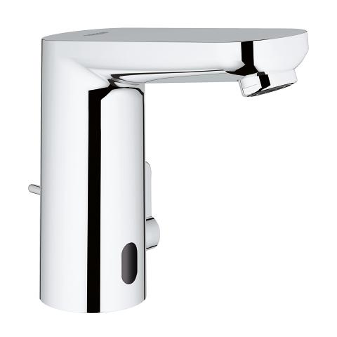 Grohe Eurosmart Cosmopolitan E infra-red electronic basin mixer with pop-up waste 36331001 in StarLight Chrome