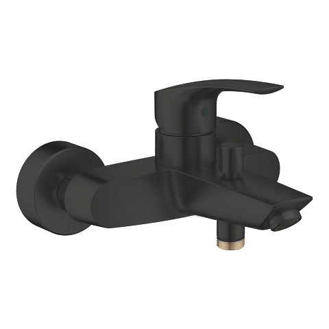 Grohe Eurosmart exposed bath shower mixer 333002433 in Matt Black