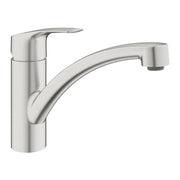 Grohe Eurosmart kitchen sink mixer low spout 33281DC3 in SuperSteel