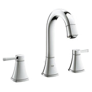 Grohe Grandera three-hole basin mixer high spout 20389000 in StarLight Chrome