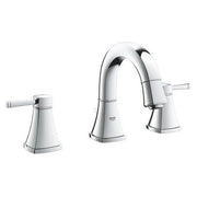 Grohe Grandera three-hole basin mixer low spout 20417000 in StarLight Chrome