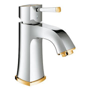 Grohe Grandera M-Size smooth body basin mixer 23310IG0 in Chrome/Gold