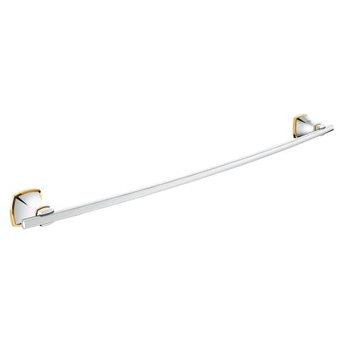 Grohe Grandera bath towel bar 40629IG0 in Chrome/Gold