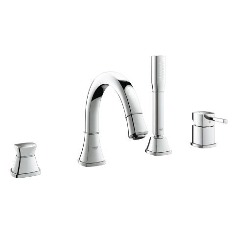 Grohe Grandera four-hole bath trim set 19936000 in StarLight Chrome