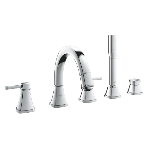 Grohe Grandera five-hole bath trim set 19919000 in StarLight Chrome