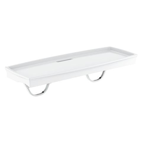 Grohe Grandera EasyReach ceramic shower tray shelf 18651000 in StarLight Chrome