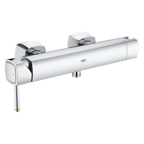 Grohe Grandera exposed shower mixer 23316IG0 in Chrome/Gold