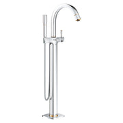 Grohe Grandera freestanding bath shower mixer 23318IG0 in Chrome/Gold