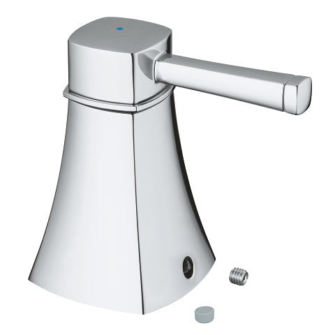 Grohe Grandera handle blue indicator 48199000 in StarLight Chrome