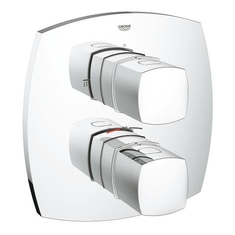 Grohe Grandera thermostatic bath trim set for Rapido 19948000 in StarLight Chrome