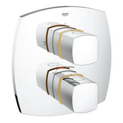 Grohe Grandera thermostatic bath trim set for Rapido 19948IG0 in Chrome/Gold