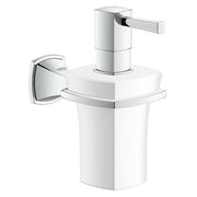 Grohe Grandera soap dispenser with holder 40627000 in StarLight Chrome