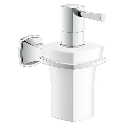 Grohe Grandera soap dispenser with holder 40627000 in StarLight Chrome