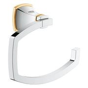 Grohe Grandera toilet paper holder 40625IG0 in Chrome/Gold