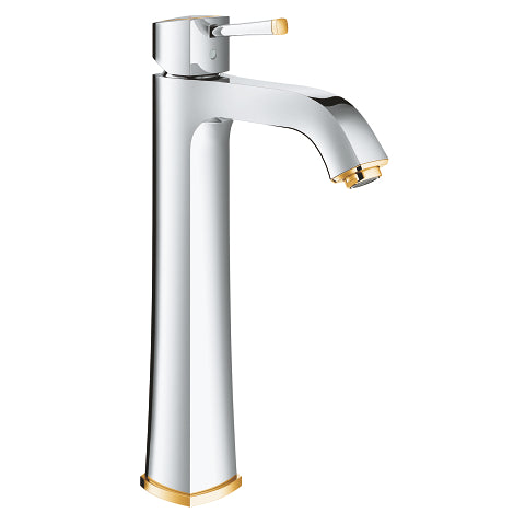 Grohe Grandera vessel basin mixer smooth body 23313IG0 in Chrome/Gold