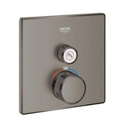 Grohe Grohtherm SmartControl square thermostatic trim set 1 control 29123AL0 in Brushed Hard Graphite